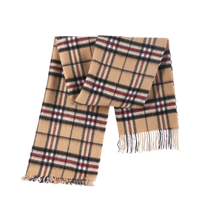 Lucchi Italy Thomson Camel Stole 100% Pure Lambswool