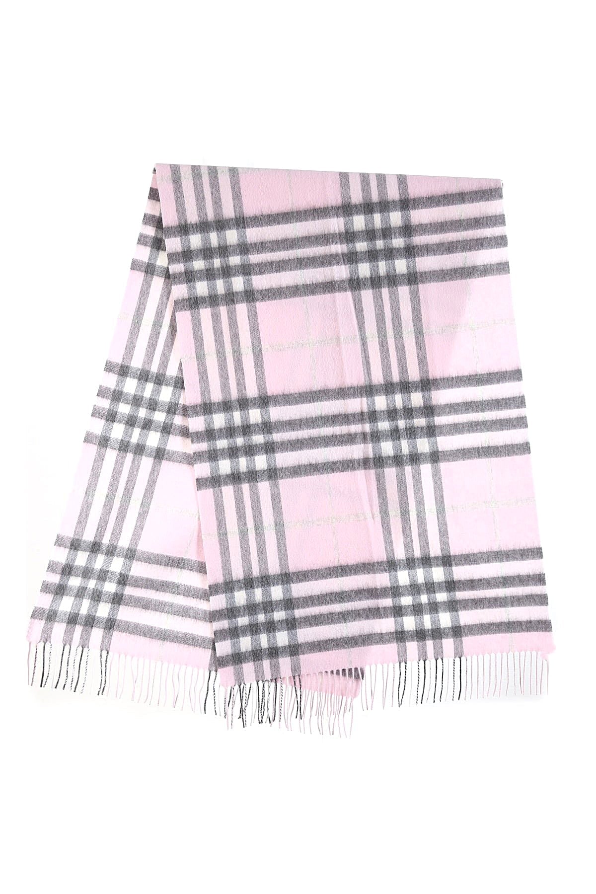 Lucchi Italy Cashmere Scarf DC Classic Pink Oversized Wrap