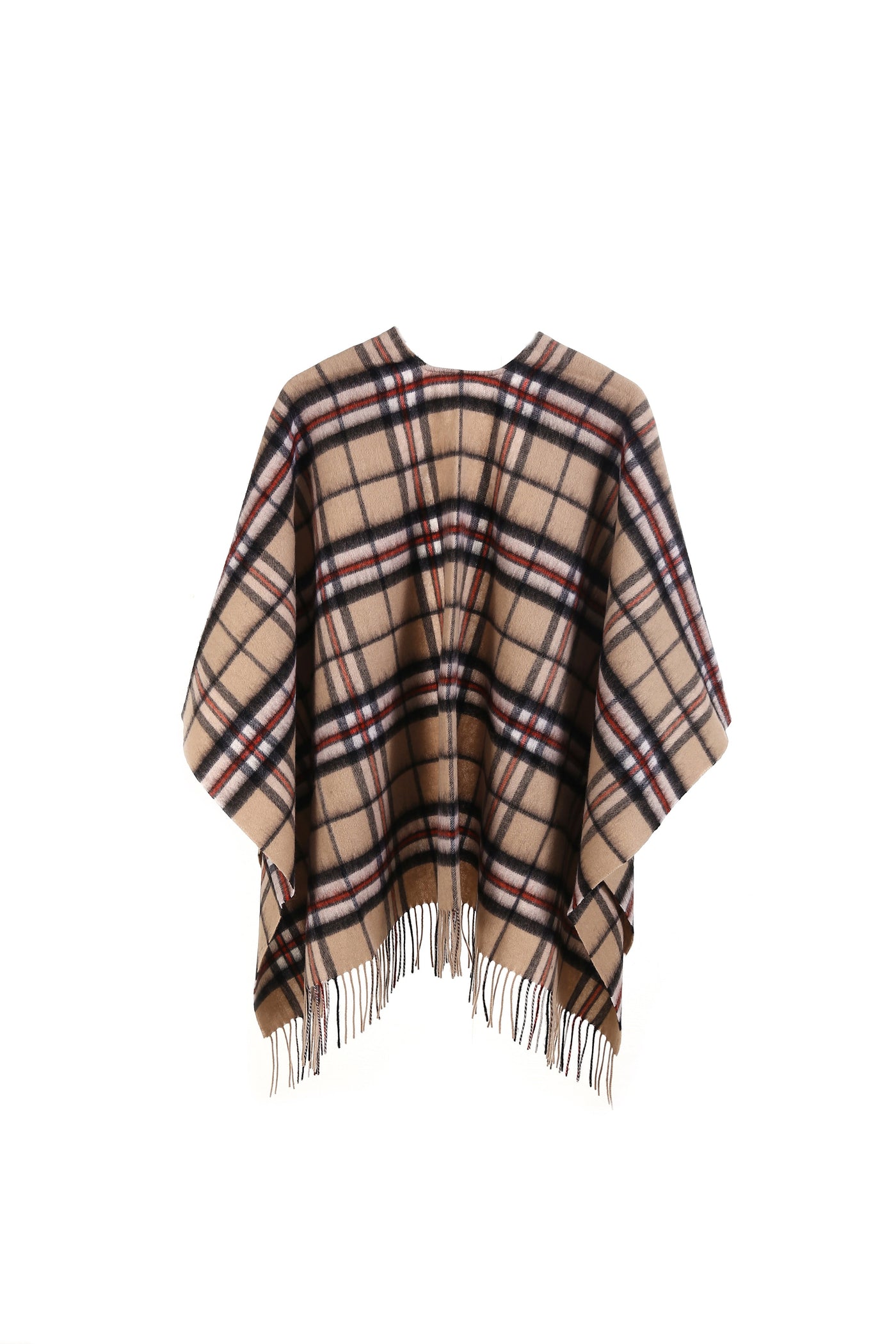 Lucchi Italy Thomson Camel Light Cape 100% Pure Lambswool