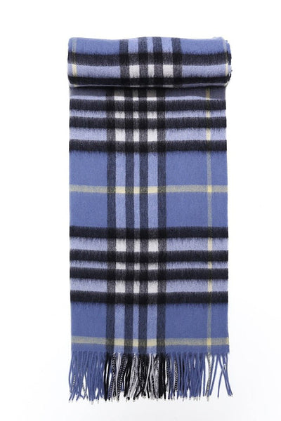 Lucchi Italy Cashmere Cape Exclusive Luxury DC Classic Blue Poncho 100% Pure Cashmere
