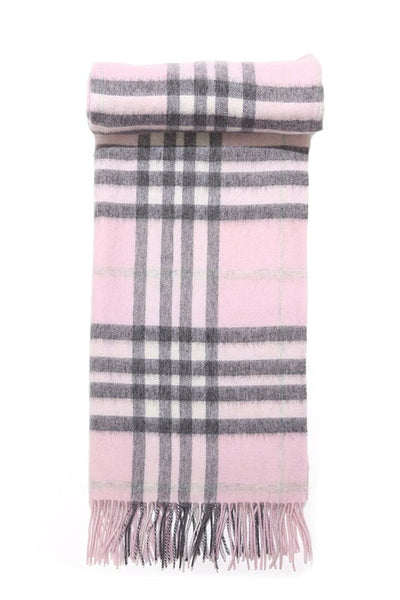 Lucchi Italy Cape Exclusive Iconic DC Classic Pink Poncho 100% Pure Lambswool