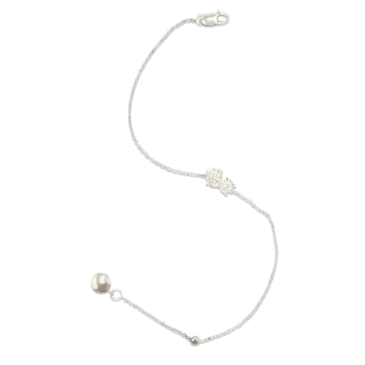Lucchi Italy 18k White Gold with Diamonds - Bracelet Style 19