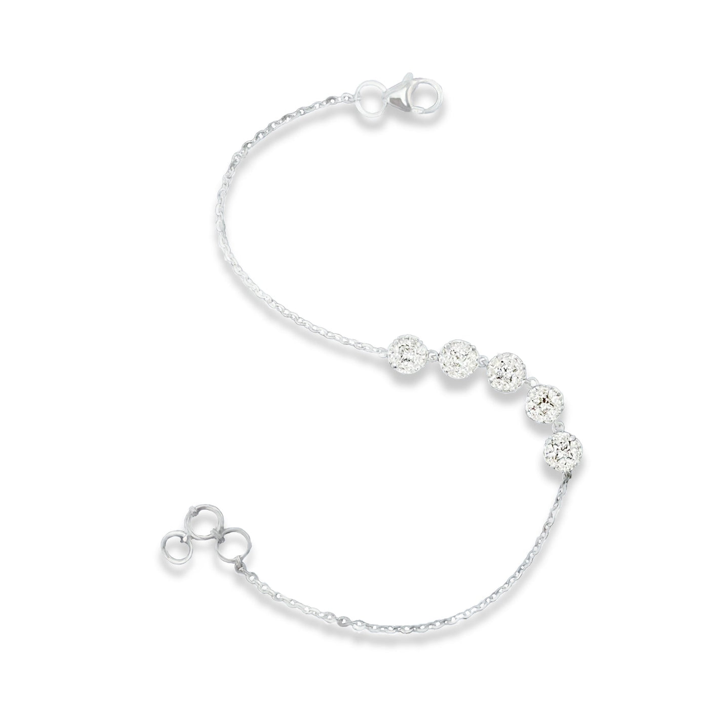 Lucchi Italy 18k White Gold with Diamonds - Bracelet Style 15