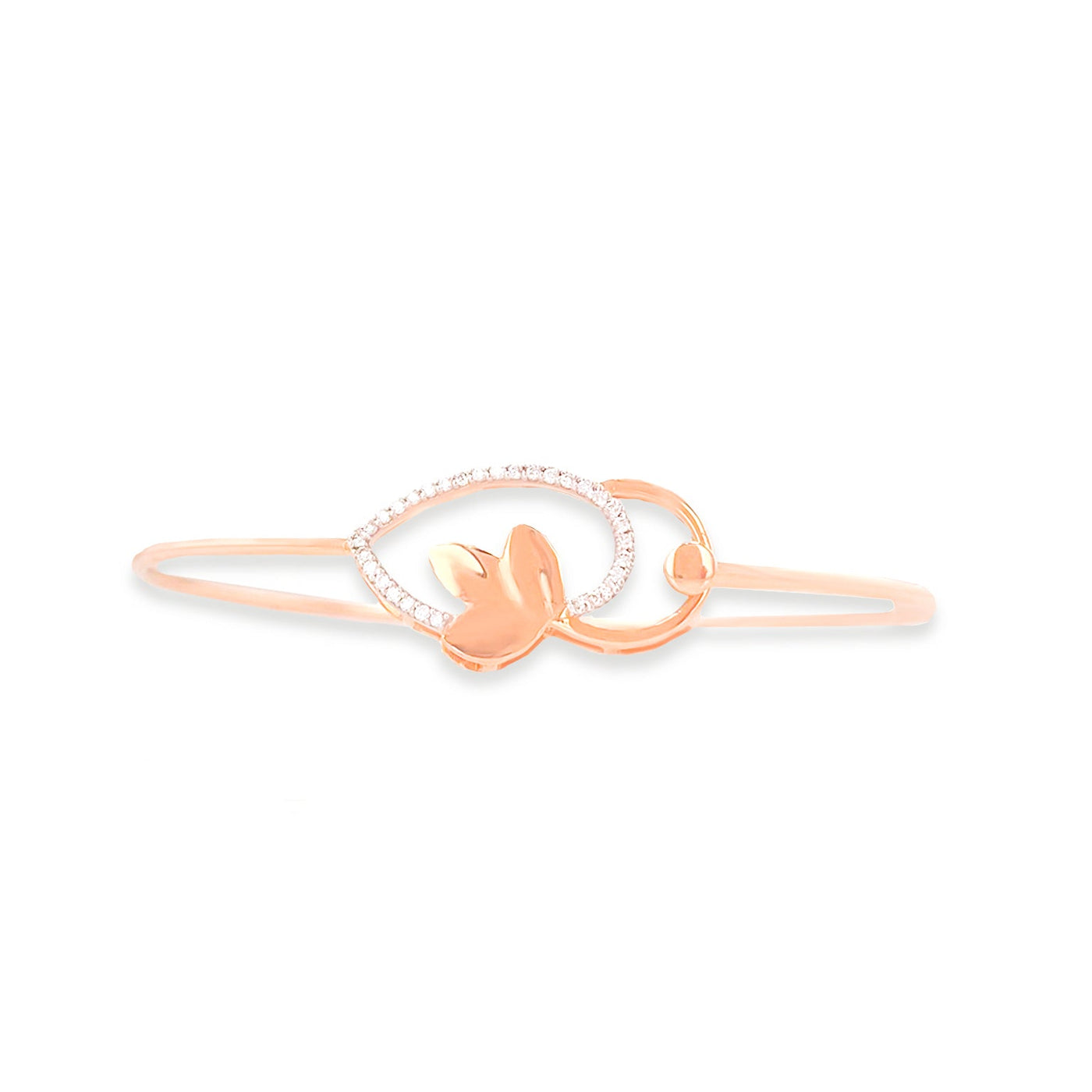 Lucchi Italy 18k Rose Gold with Diamonds - Bracelet Style 19