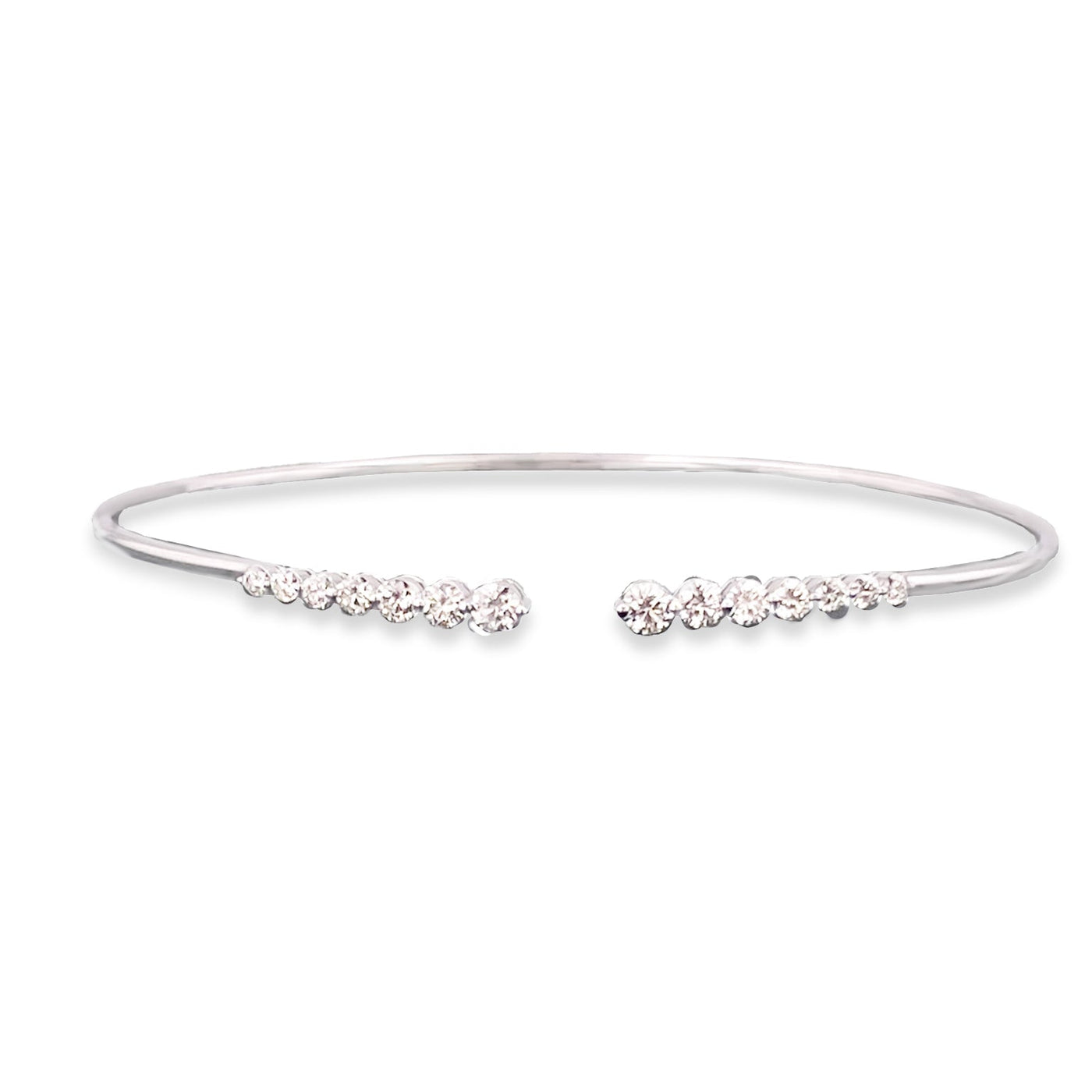 Lucchi Italy 18k White Gold with Diamonds - Bracelet Style 22