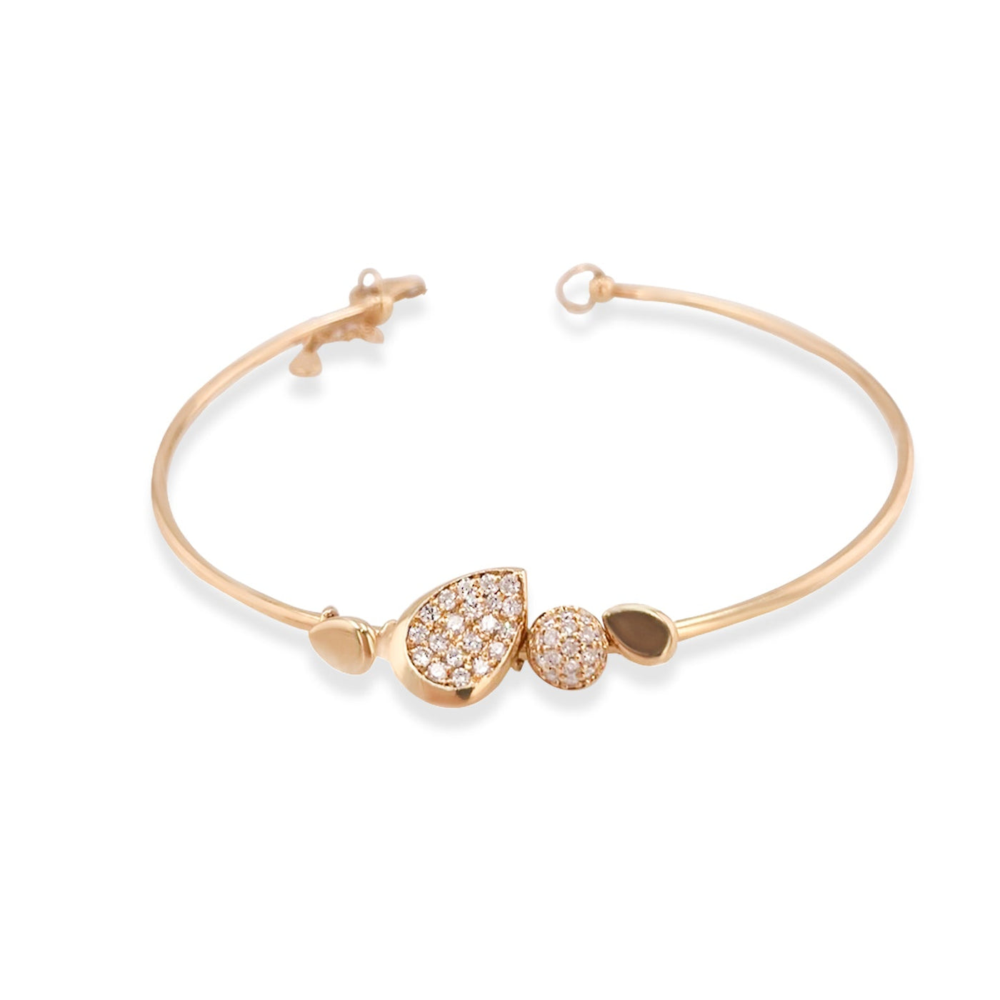 Lucchi Italy 18k Yellow Gold with Diamonds - Bracelet Style 15