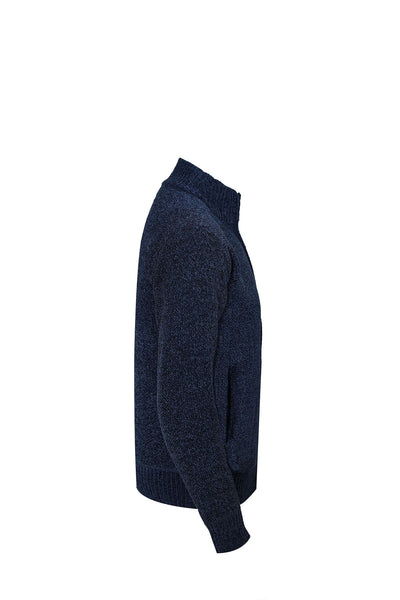 Lucchi Italy Men's Cardigan - Blue