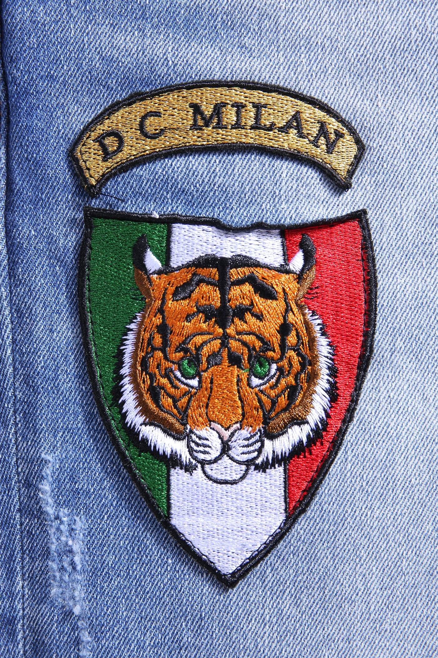 Lucchi Italy Light Blue Slim-Fit Jeans With 2 Logos