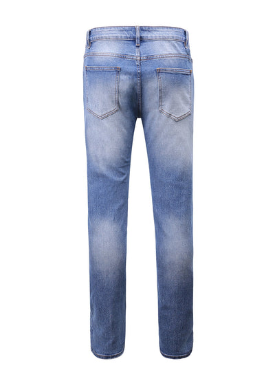 Lucchi Italy Light Blue Slim-Fit Jeans