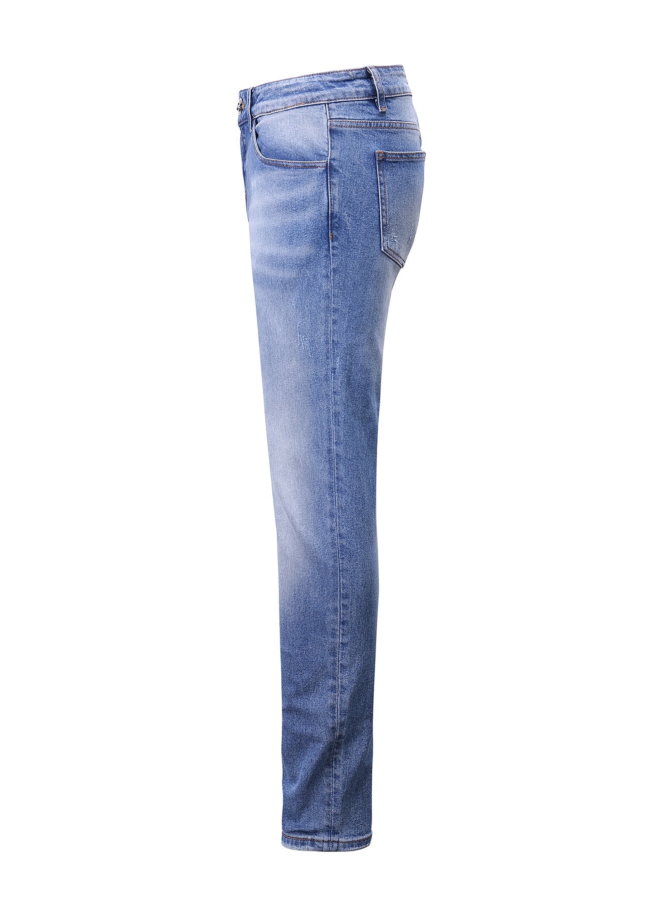 Lucchi Italy Light Blue Slim-Fit Jeans