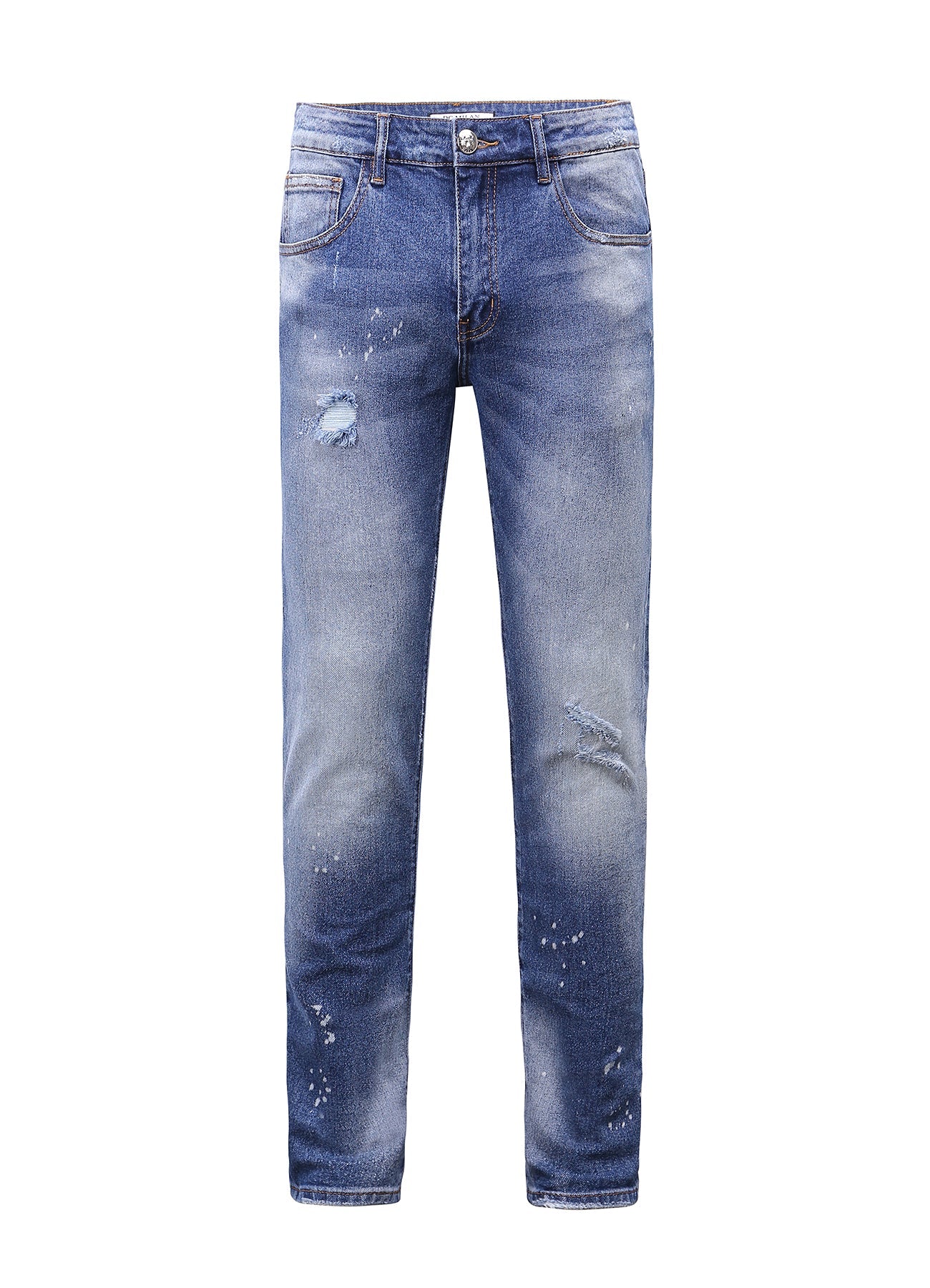 Lucchi Italy Light Blue Slim-Fit Jeans