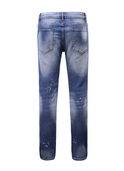 Lucchi Italy Light Blue Slim-Fit Jeans