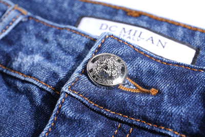 Lucchi Italy Light Blue Slim-Fit Jeans