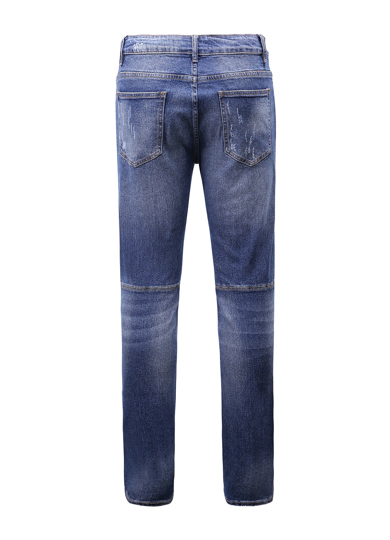 Lucchi Italy Medium Blue Slim-Fit Jeans