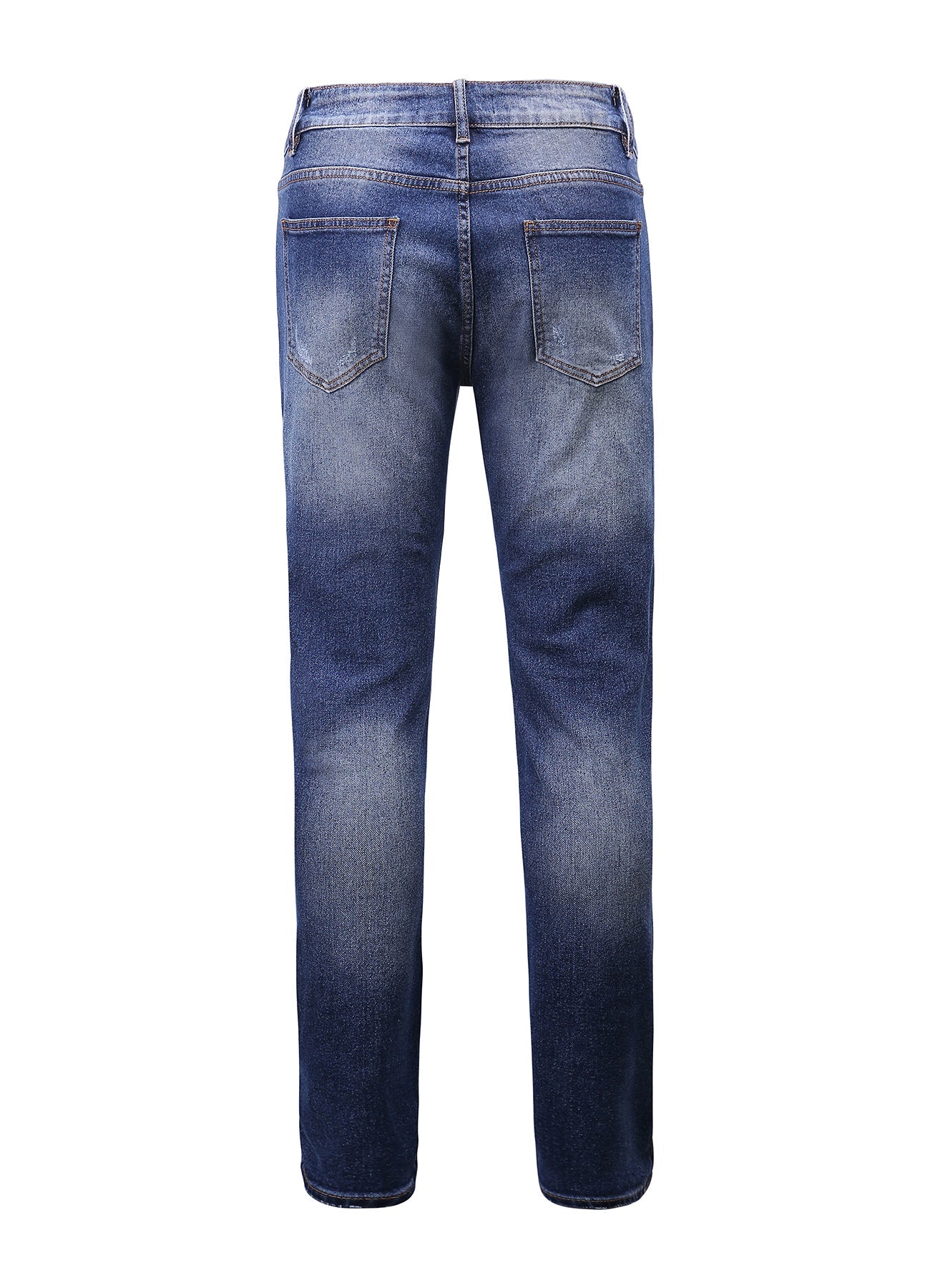 Lucchi Italy Medium Blue Slim-Fit Jeans