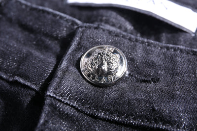 Lucchi Italy Slim-Fit Black Jeans
