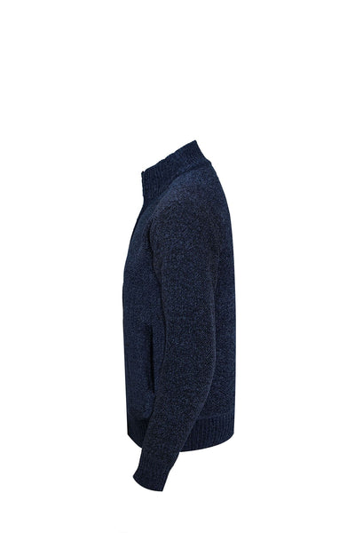 Lucchi Italy Men's Cardigan - Blue