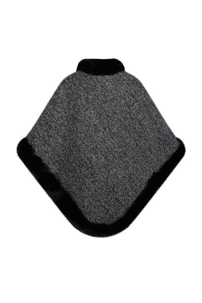Lucchi Italy Women's Poncho - Black