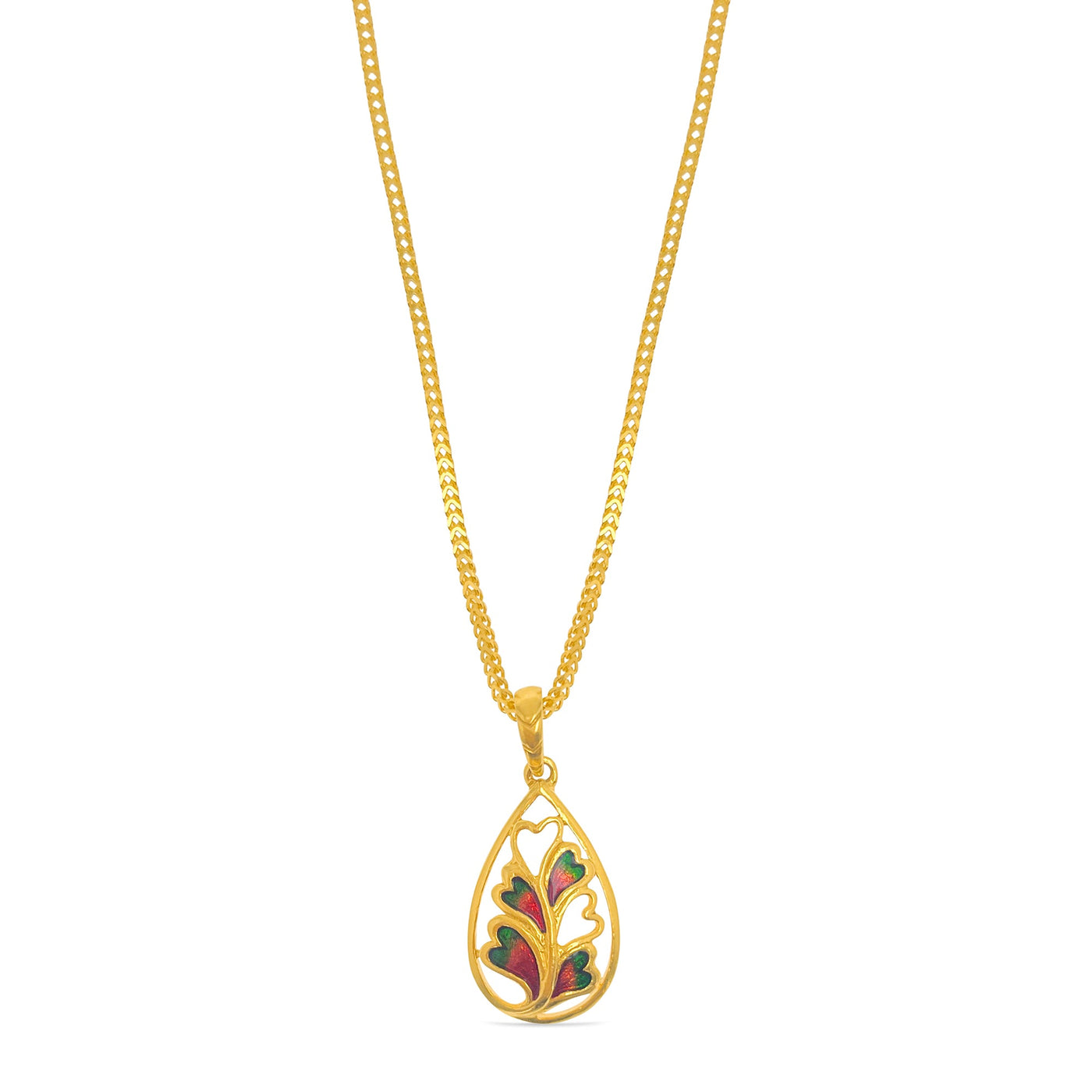 Lucchi Italy 22k Yellow Gold with Enamel - Pendant Style 15