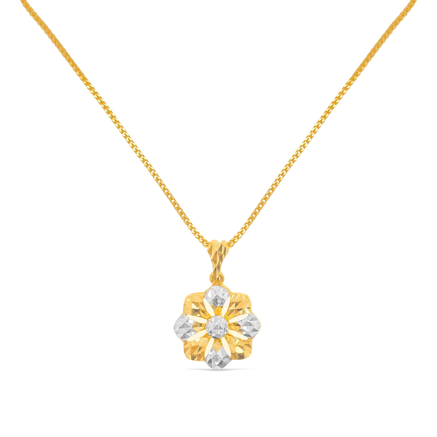 Lucchi Italy 22k Yellow and White Gold - Pendant Style 16