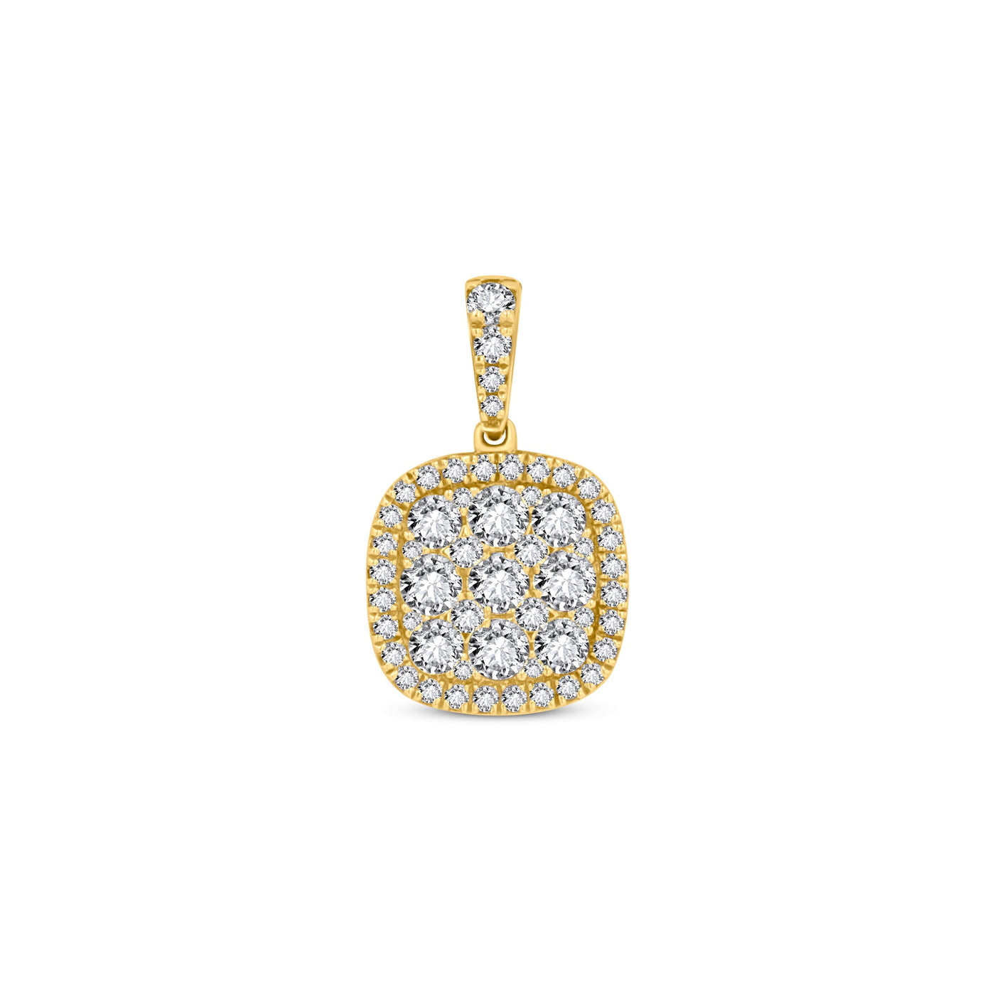Lucchi Italy 18k Yellow-Gold with Diamonds - Pendant Style 9