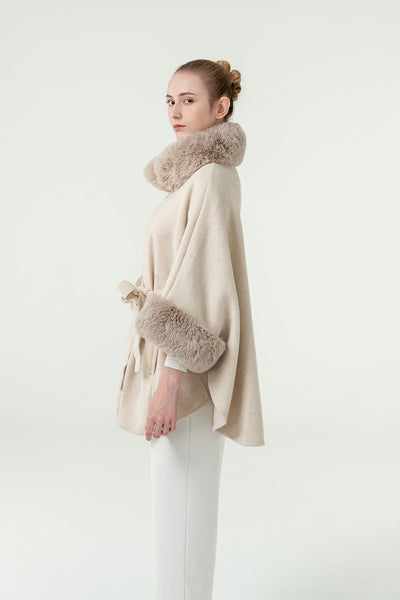 Lucchi Italy Women's Cape - Cream