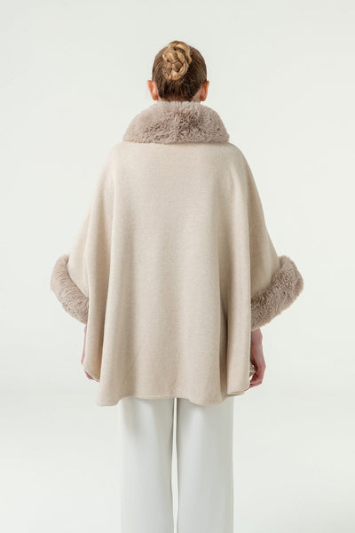 Lucchi Italy Women's Cape - Cream