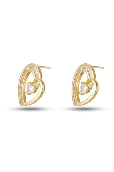 Lucchi Italy Exclusive Love Heart Earrings - Design-3