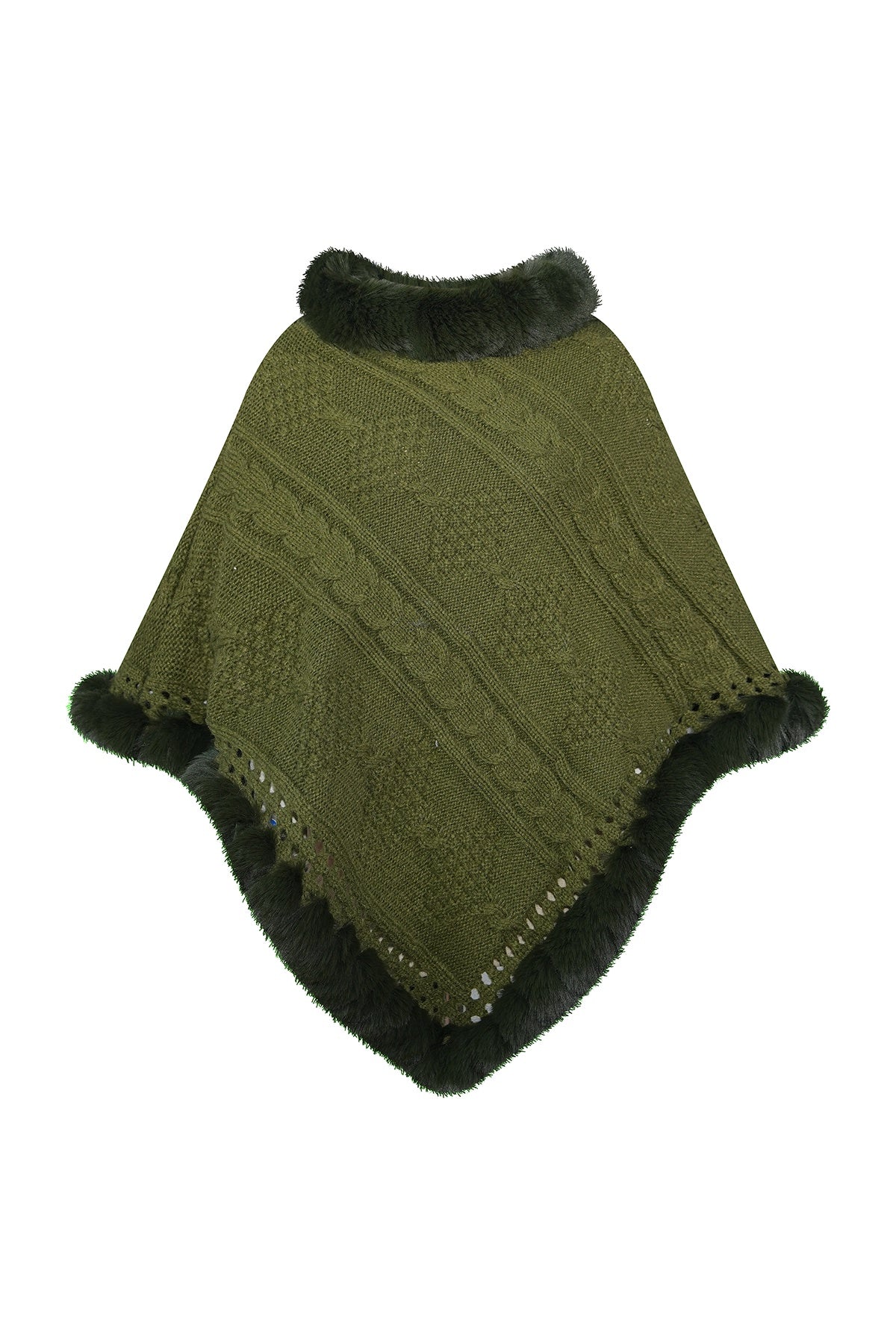 Lucchi Italy Women's Poncho - Green