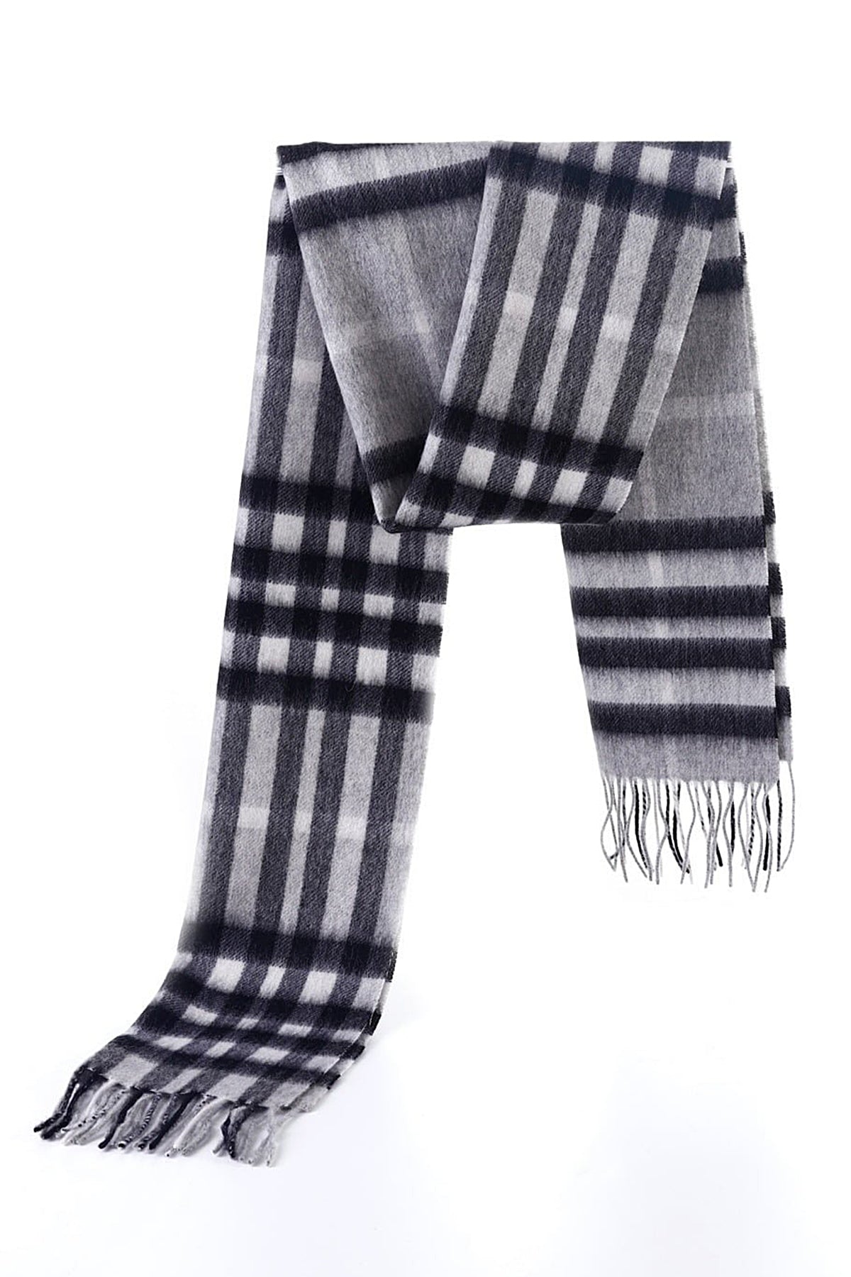 Lucchi Italy Cashmere Designer Scarf Iconic DC Classic