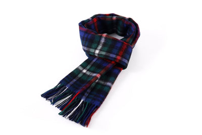 Lucchi Italy Scarf MacKenzie Tartan 100% Pure Lambs wool Scottish Design