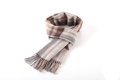 Lucchi Italy Scarf 100% Pure wool Scottish Design MacKellar Tartan