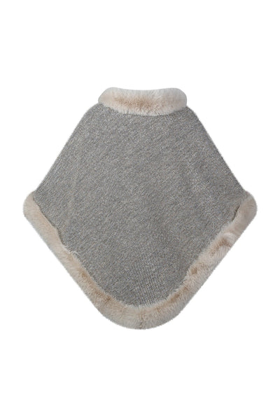 Lucchi Italy Women's Poncho - Grey