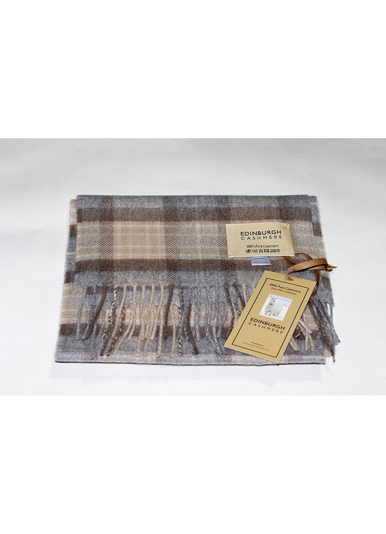 Lucchi Italy MacKellar - Made in Scotland Scarf 100% Pure Cashmere