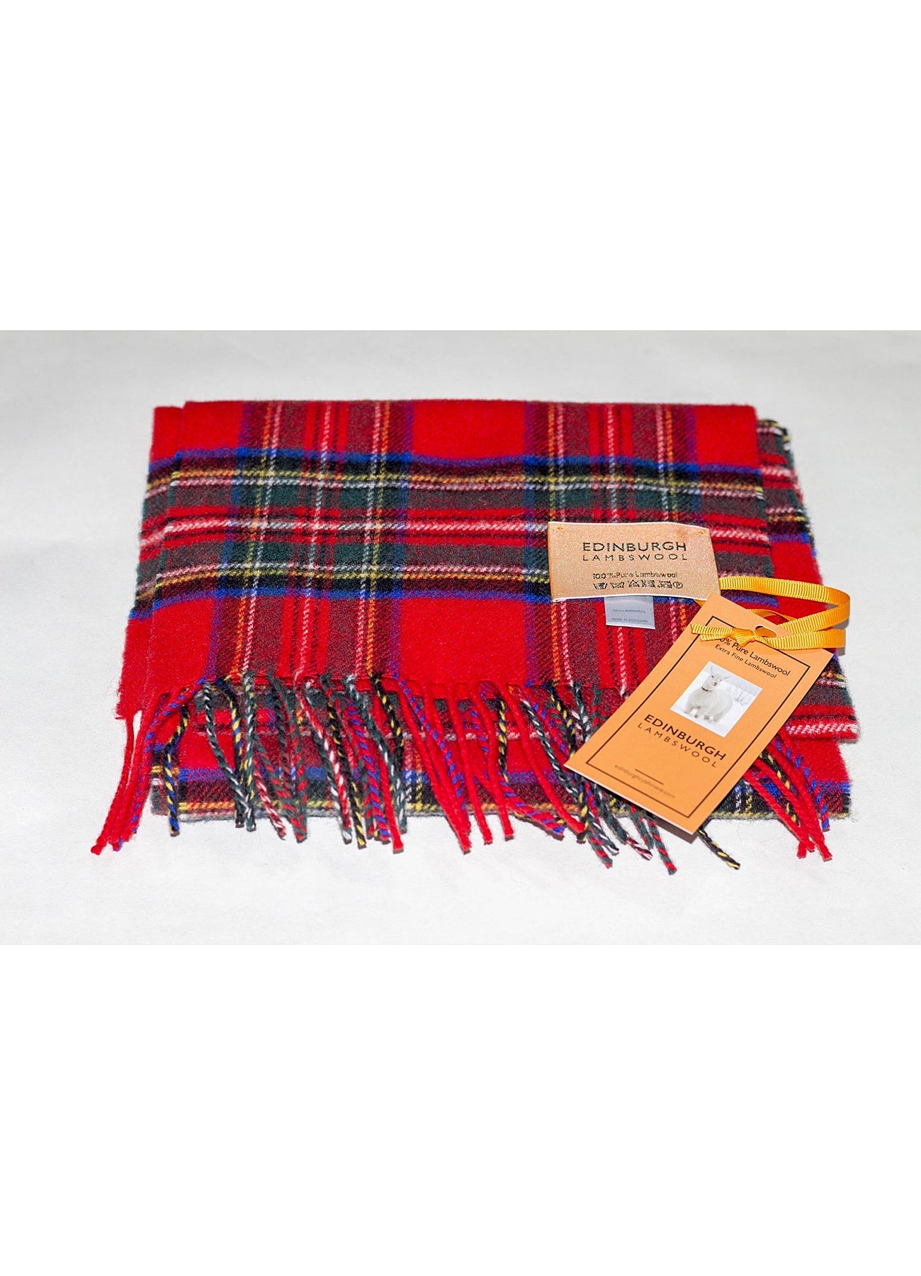 Lucchi Italy Royal Stewart Scarf - Made in Scotland 100% Pure Lambswool