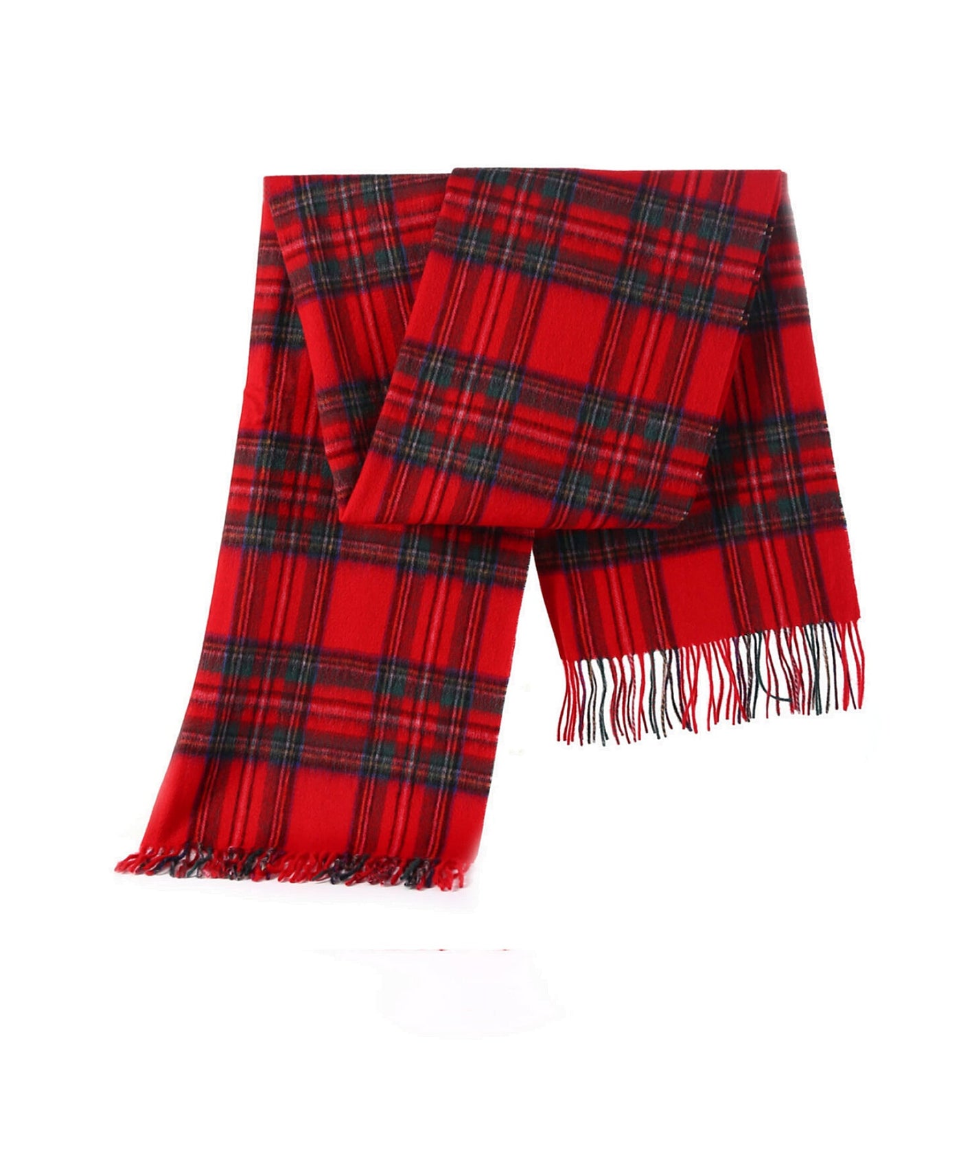 Lucchi Italy Blanket 100% Pure wool Throw Scottish Check