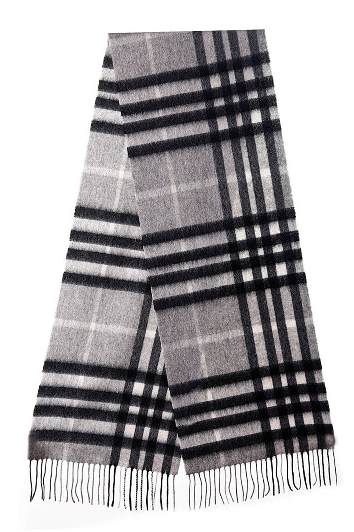 Scarf DC Classic Grey 100% Pure Lambswool
