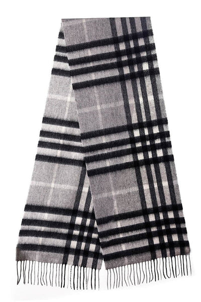 Scarf DC Classic Grey 100% Pure Lambswool