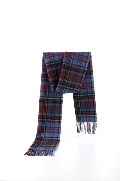 Lucchi Italy 100% Pure Cashmere Scarf Design Anderson Tartan - Big Size