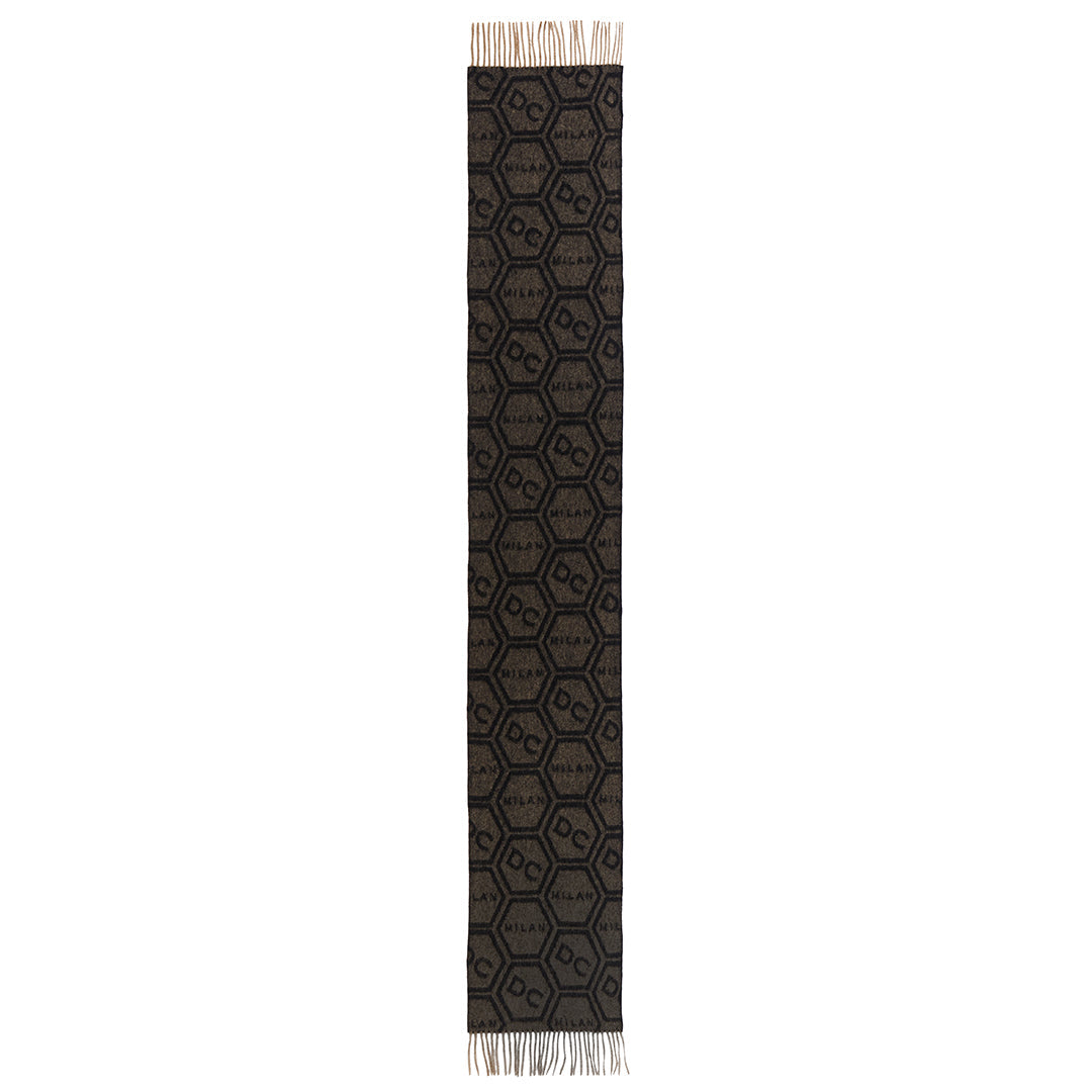 Lucchi Italy Scarf Exclusive Iconic Design 100% Pure Wool