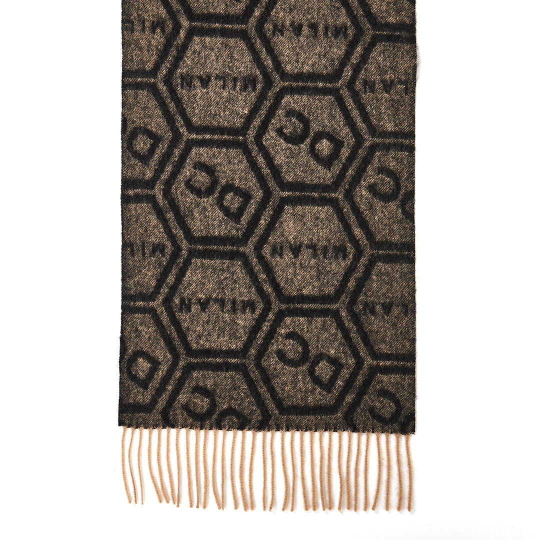 Lucchi Italy Scarf Exclusive Iconic Design 100% Pure Wool