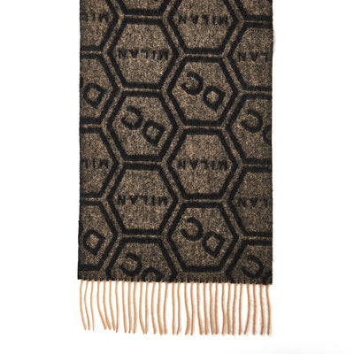 Lucchi Italy Scarf Exclusive Iconic Design 100% Pure Wool
