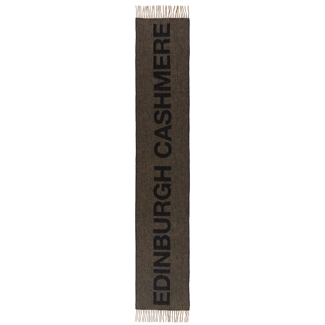 Lucchi Italy Edinburgh Charcoal Scarf 100% Pure Lambswool