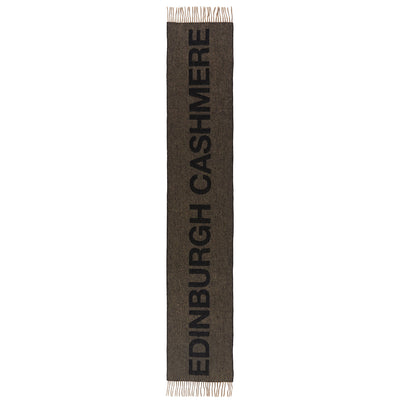 Lucchi Italy Edinburgh Charcoal Scarf 100% Pure Lambswool