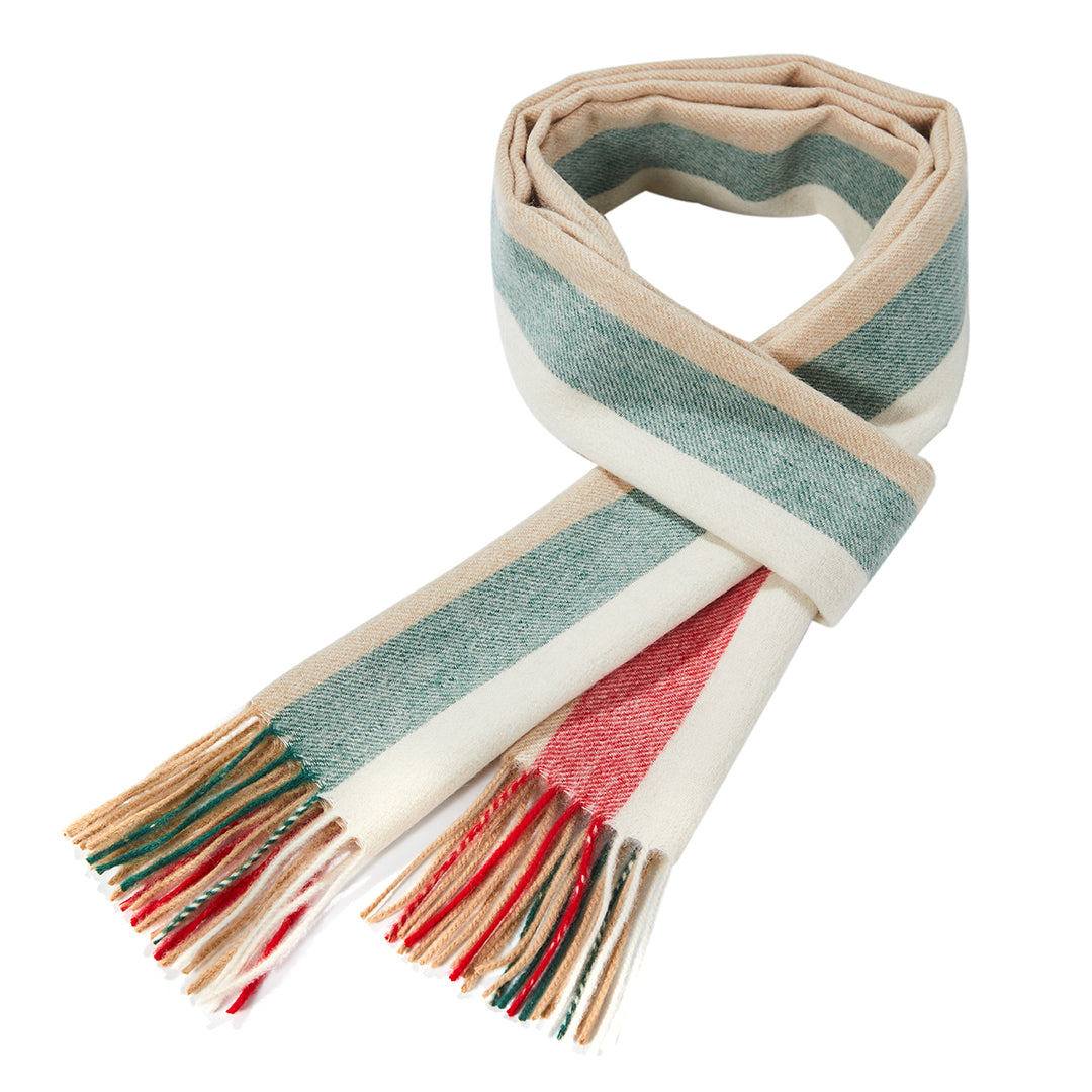 Lucchi Italy er Scarf Milano Beige scarf 100% Pure Lambs wool