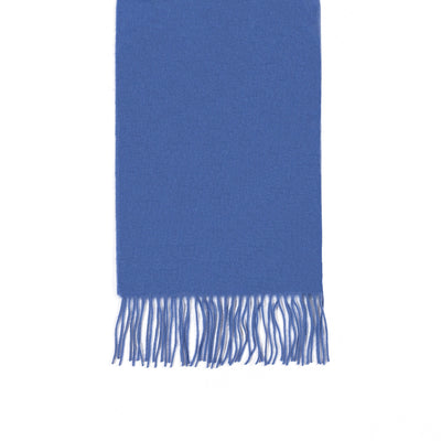 Lucchi Italy Scarf Plain Light Blue 100% Pure Lambswool