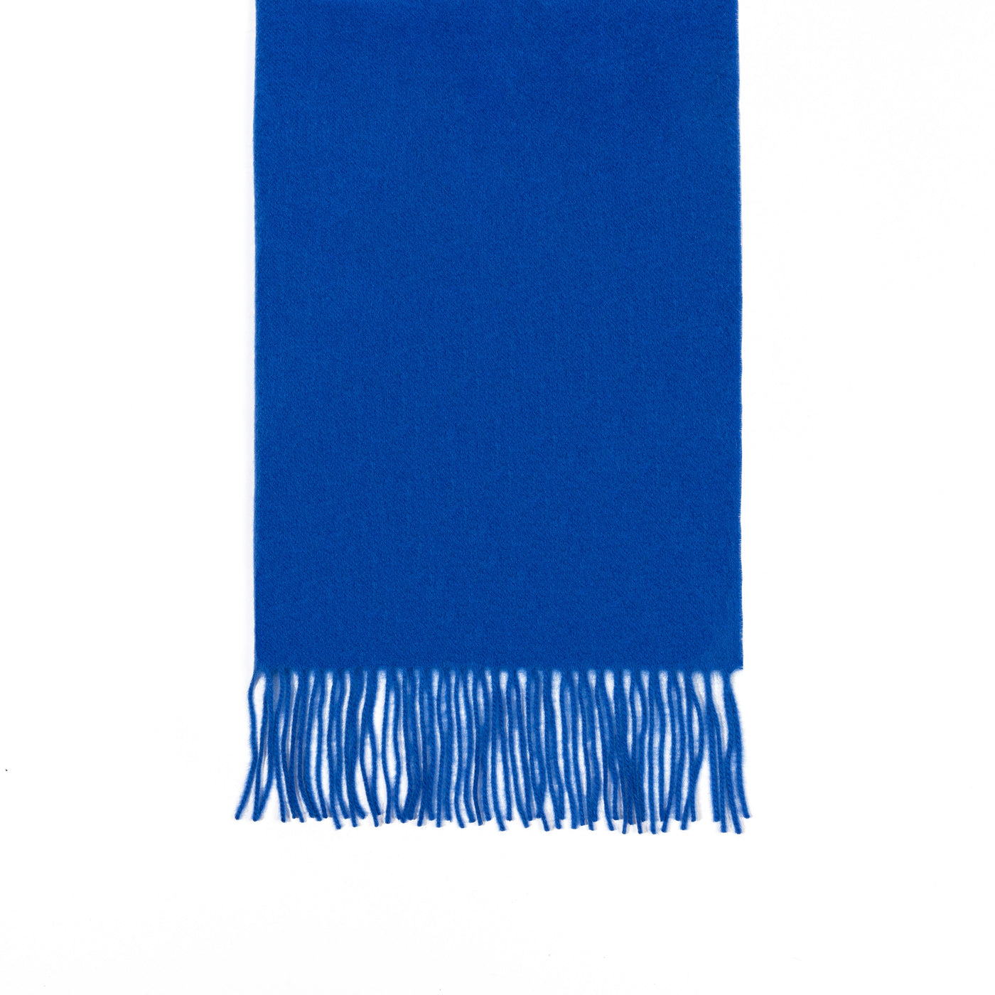 Lucchi Italy Scarf Plain Dark Blue 100% Pure Lambswool