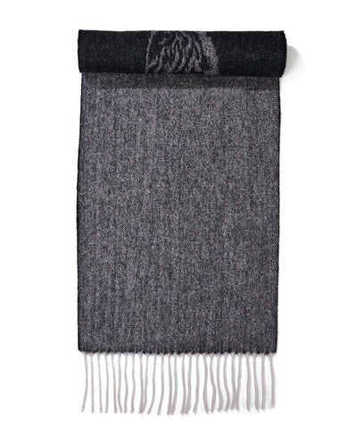 Lucchi Italy Stag Grey Stole 100% Pure Lambswool