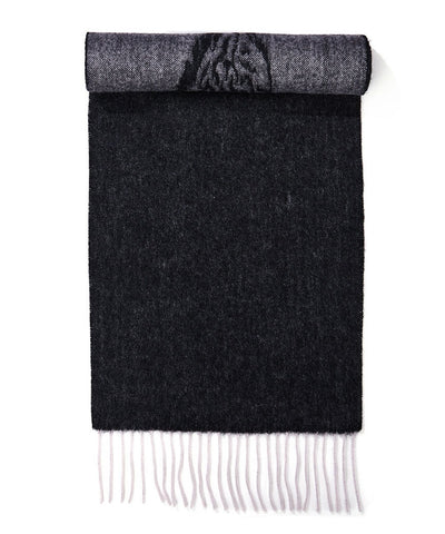 Lucchi Italy Stag Grey Stole 100% Pure Lambswool