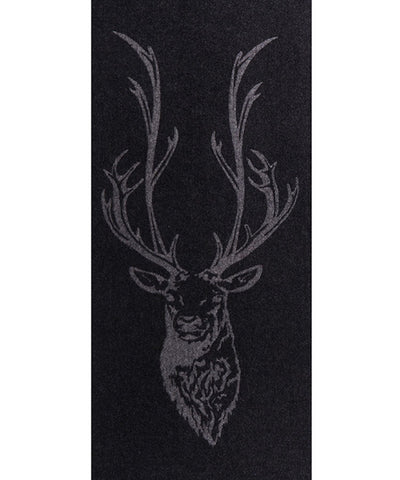 Lucchi Italy Stag Grey Stole 100% Pure Lambswool